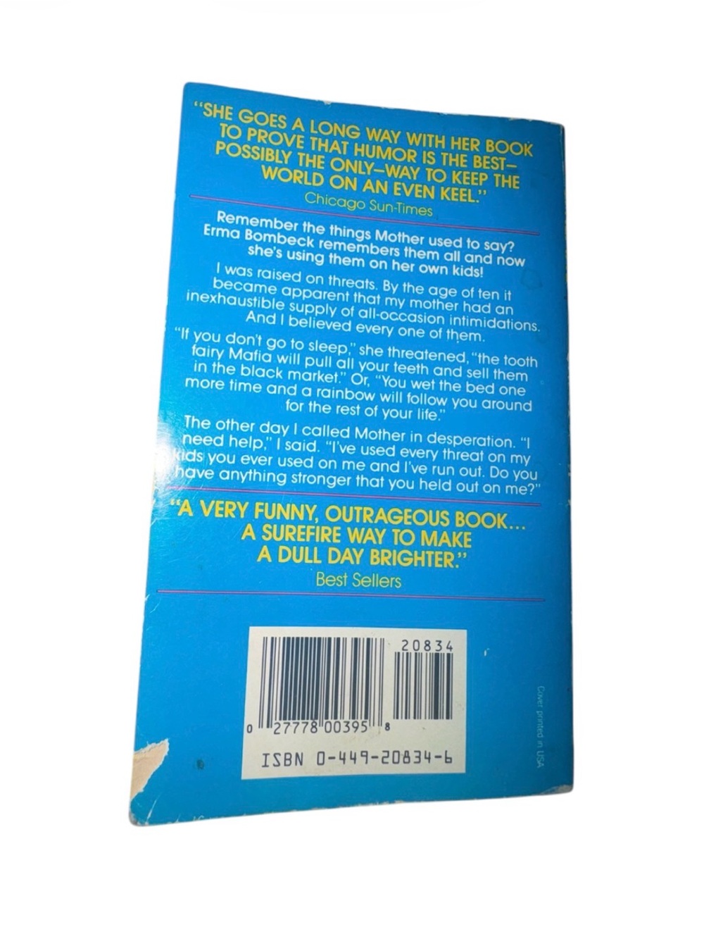 VINTAGE 1970s Just Wait Till You Have Children of Your Own! Erma Bombeck - Picture 4 of 4